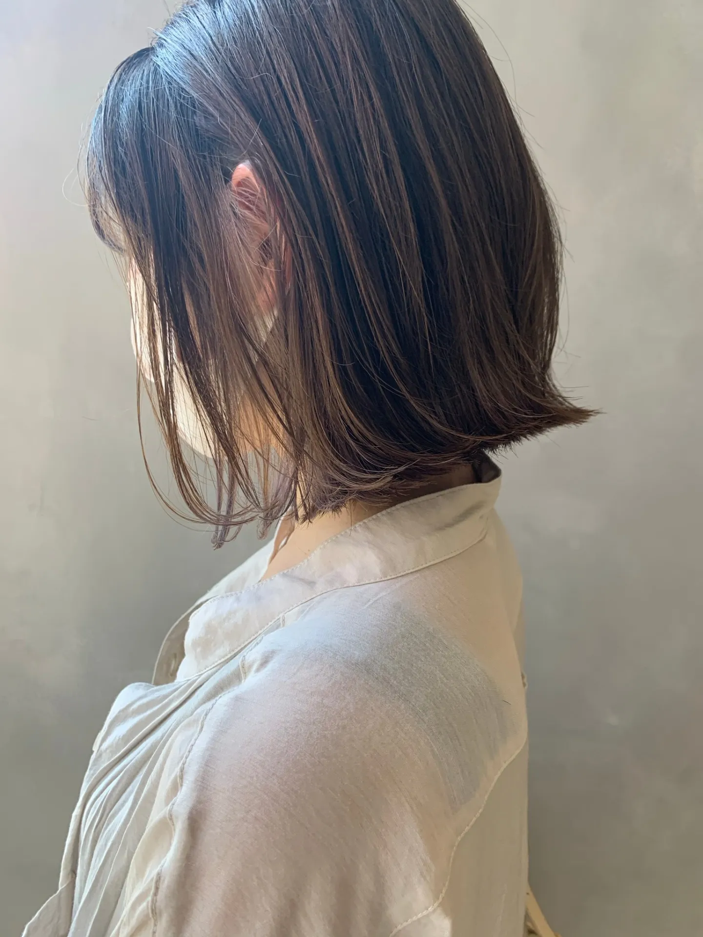 切りっぱなしボブ